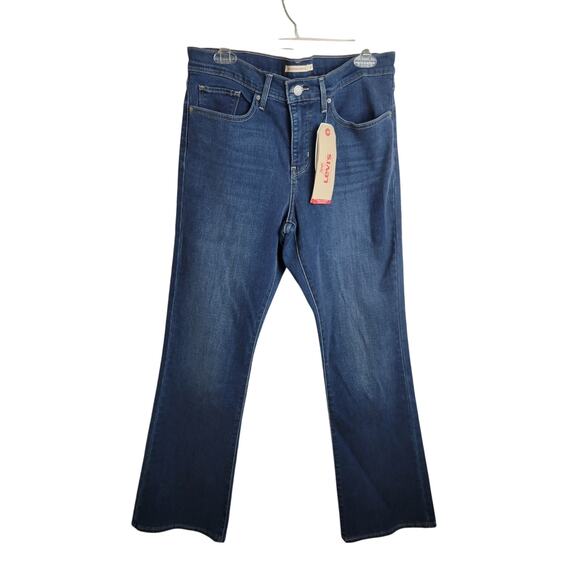 NWT Levi's 315 Blue Denim Shaping Mid Rise Bootcut Jeans Women's Size 31x30 - Picture 1 of 12